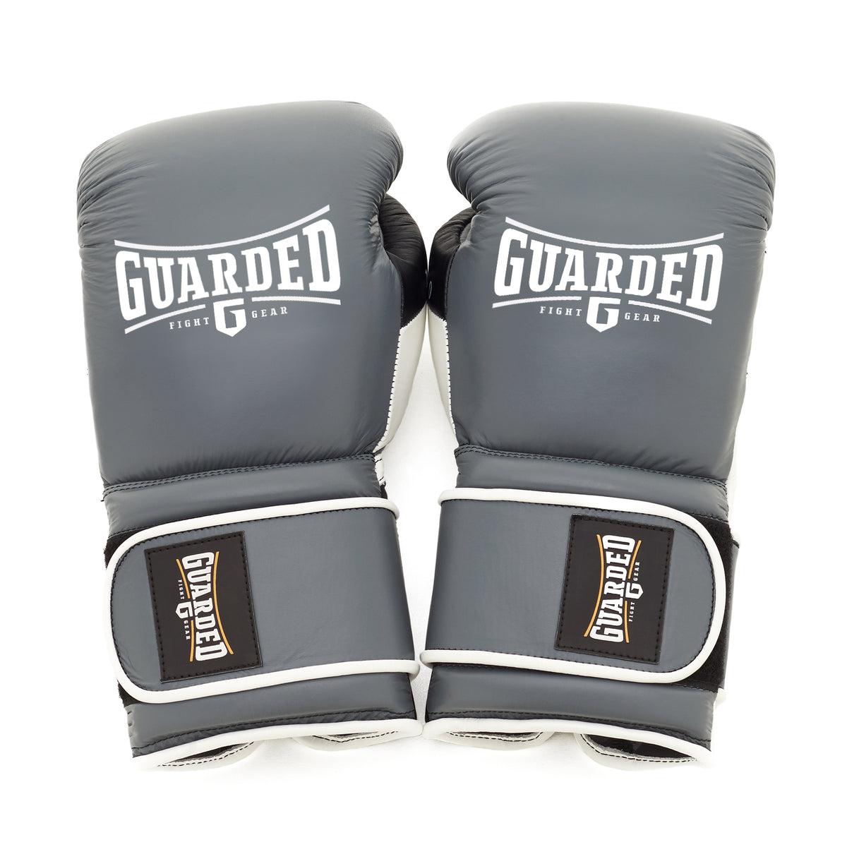 MAK-10 BOXING GLOVES - 12OZ / 16OZ - GREY / WHITE