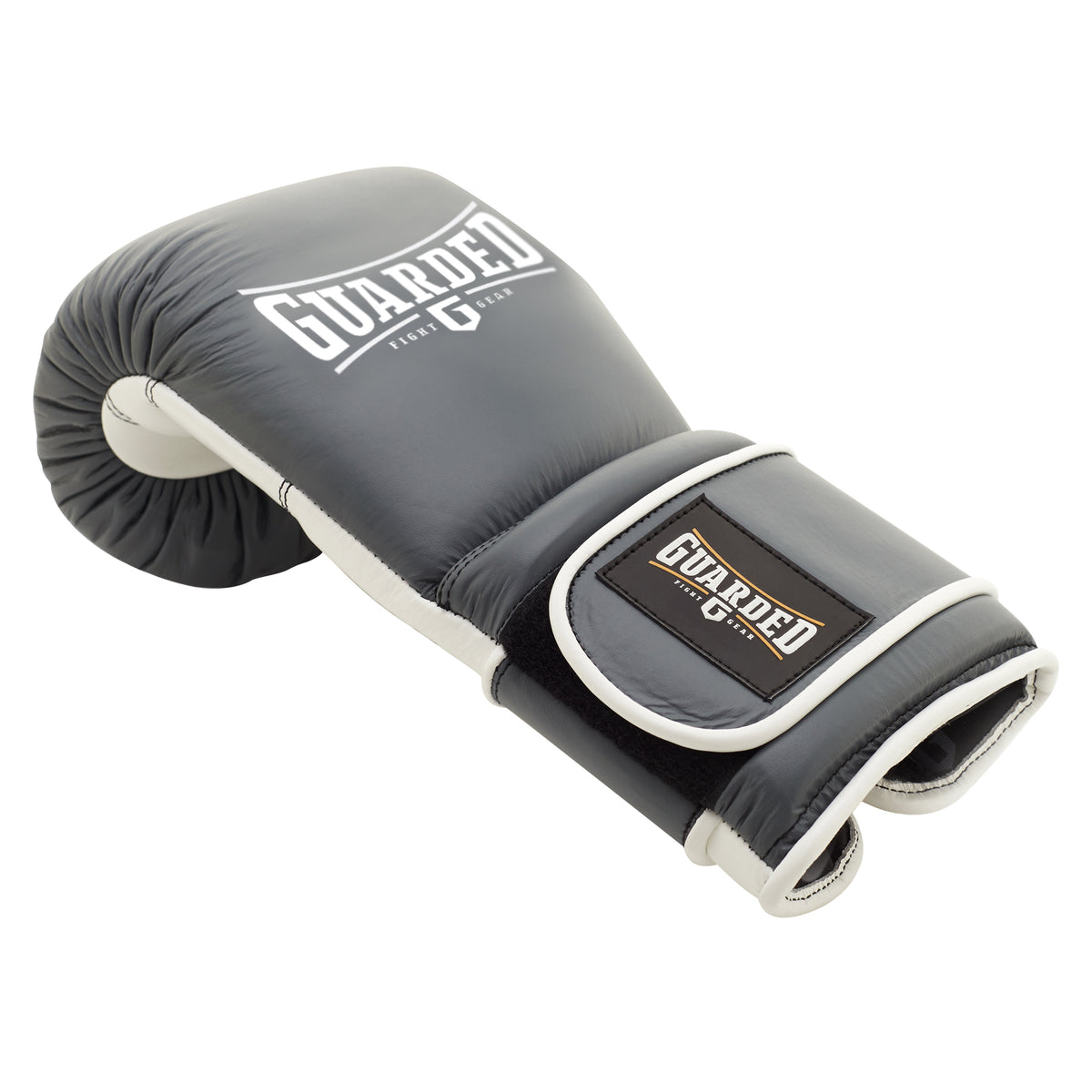 MAK-10 BOXING GLOVES - 12OZ / 16OZ - GREY / WHITE