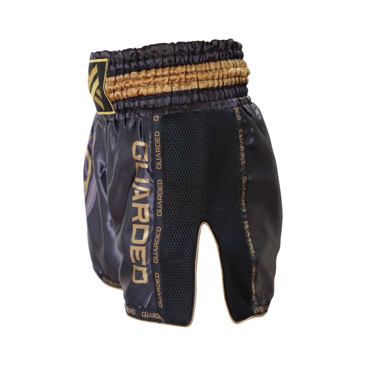 MUAY THAI SHORTS - BLACK / GOLD