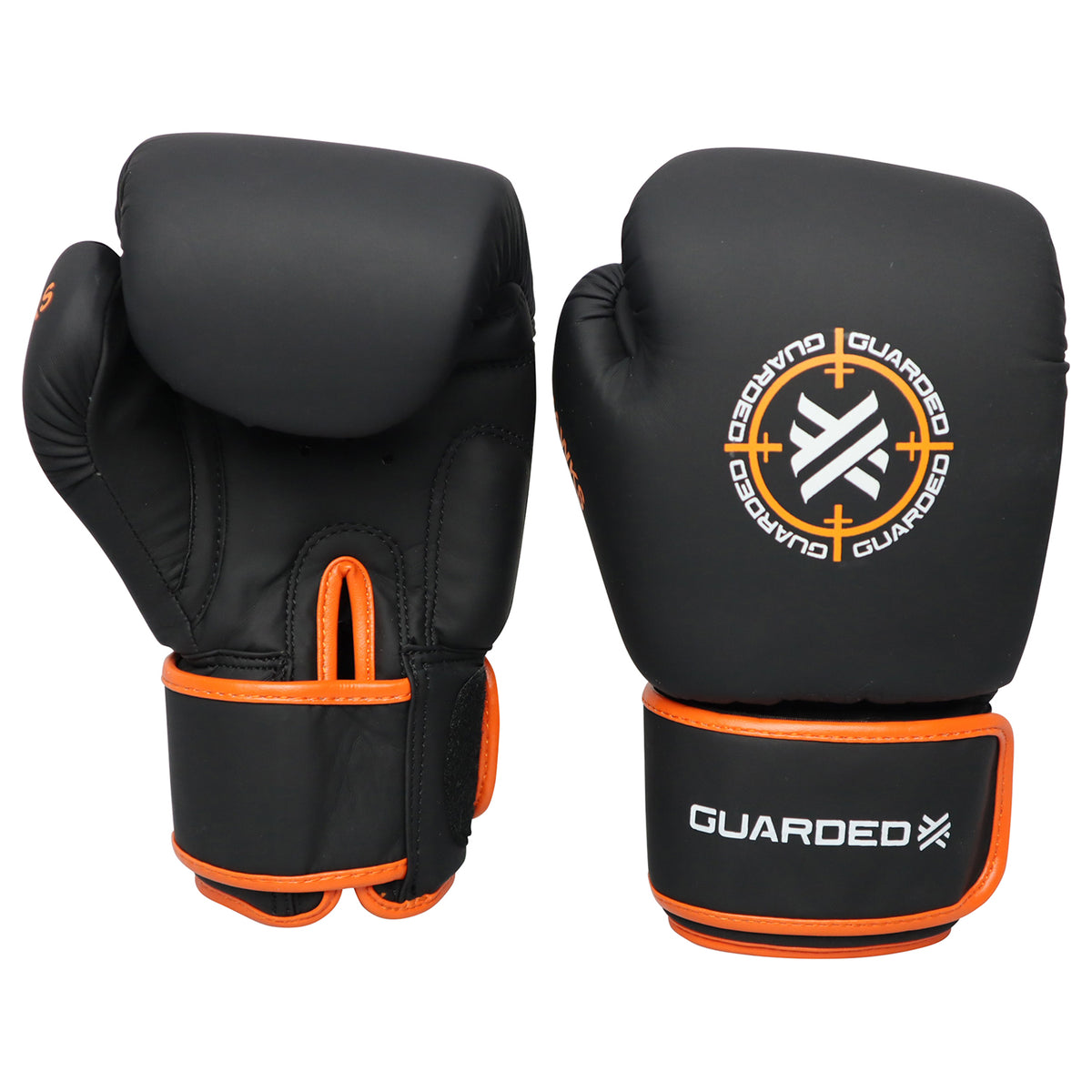 KIDS BOXING GLOVES - TOMAHAWKS - 6OZ - MATTE BLACK / ORANGE